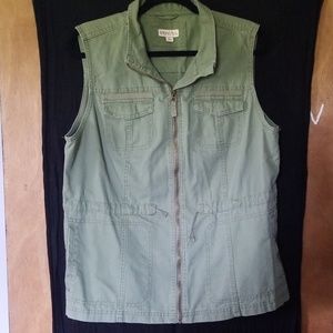 Olive Green Vest